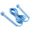 Утяжеленная синь скача веревочки Pvc прыгая веревочки кабеля спорта скорости стальная