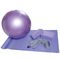 Шарик йоги шарика 5 IN1 55cm массажа Pvc блока ремня установил ремень блока спортзала